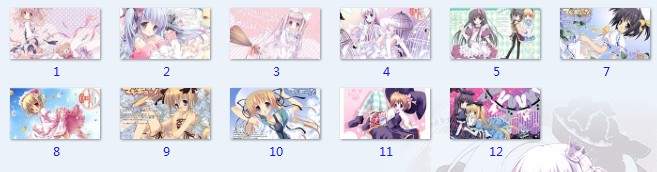 森永こるね——青灵的天空 win7主题