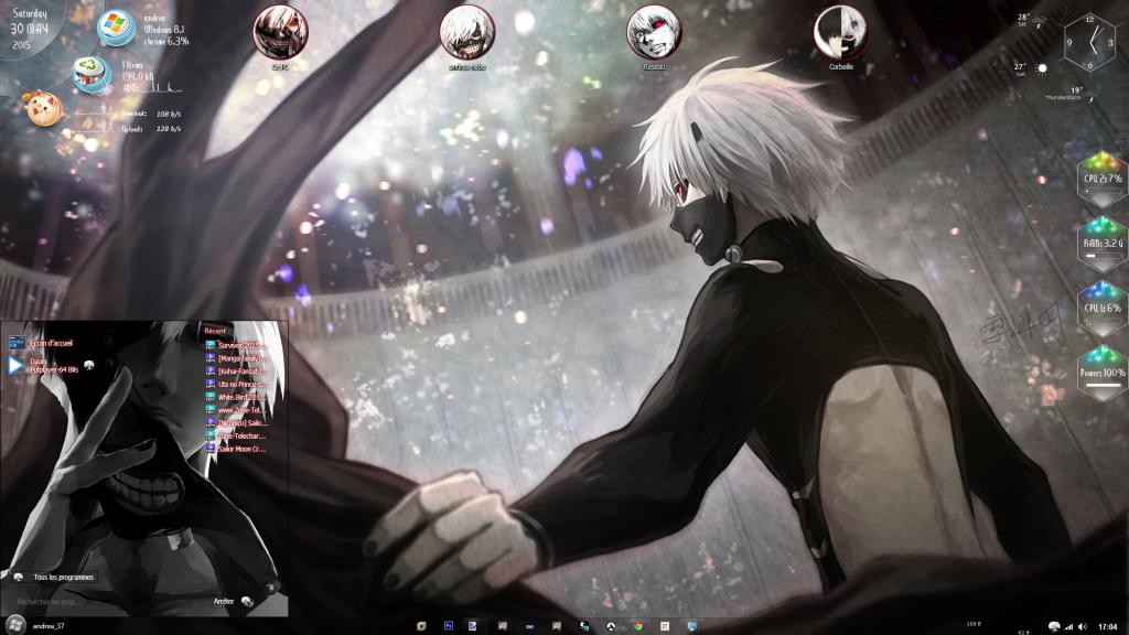 【win8主题】血腥与温柔同在~小天使金木又来了！