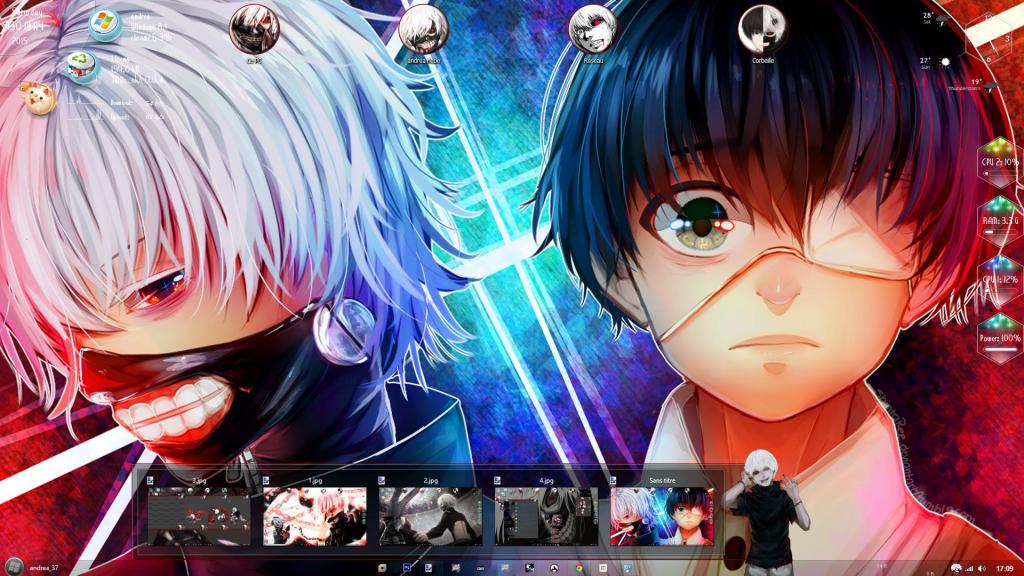 【win8主题】血腥与温柔同在~小天使金木又来了！