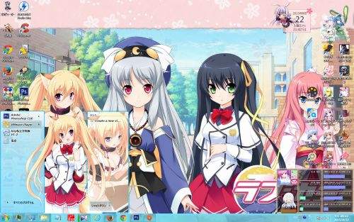 萌妹纸 win7主题 恋神 -ラブカミ