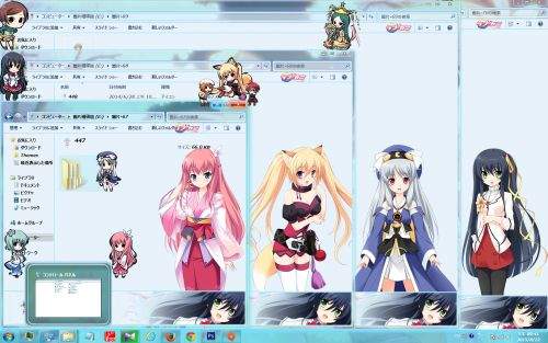 萌妹纸 win7主题 恋神 -ラブカミ