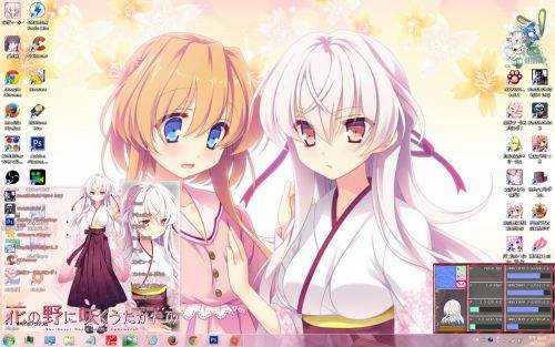 花の野に咲くうたかたの-Win7主题