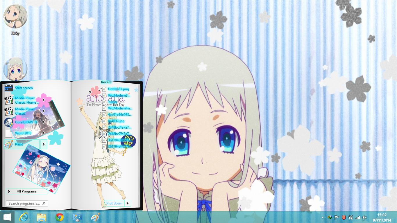 【win8/win8.1主题】未闻花名 感动依旧清新依旧