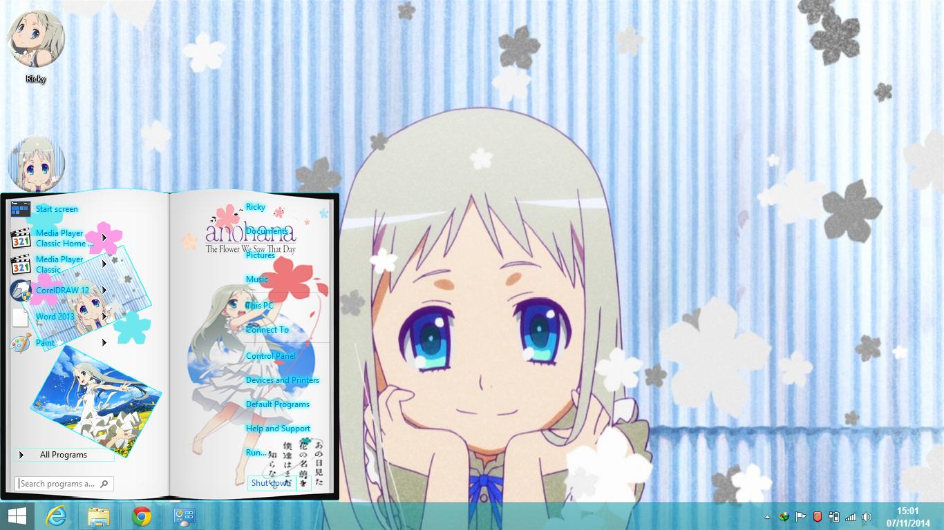 【win8/win8.1主题】未闻花名 感动依旧清新依旧