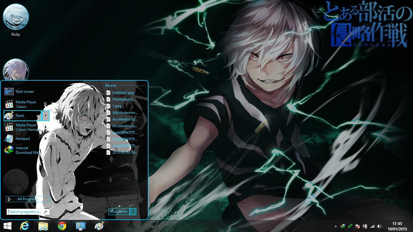 【win8/win8.1主题】Accelerator 一方通行