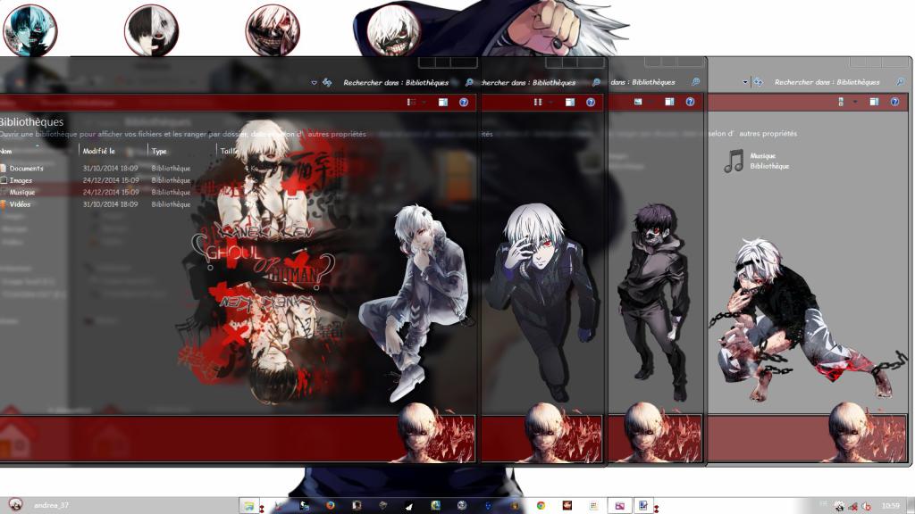 【win7主题】血腥与温柔同在~小天使金木又来了！