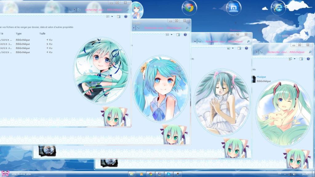 【win7主题】初音未来/Hatsune Miku Blue