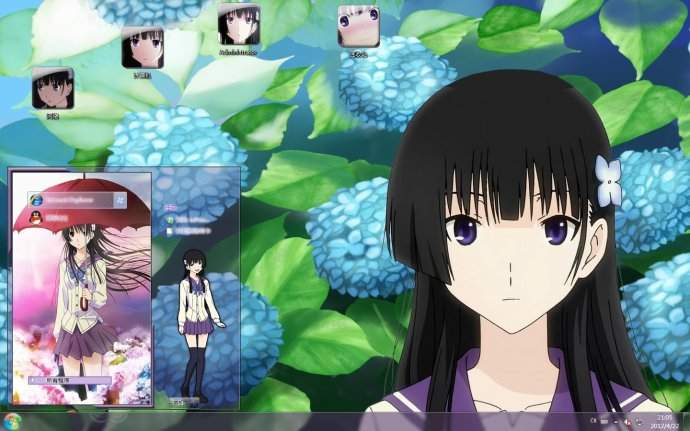 【win7主题】僵尸哪有那么萌-散华礼弥