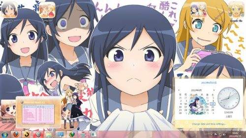 我的妹妹哪有那么可爱win7主题