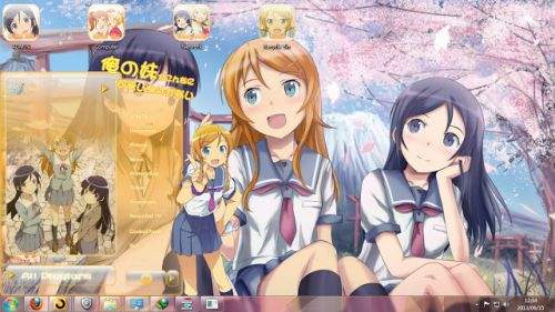 我的妹妹哪有那么可爱win7主题