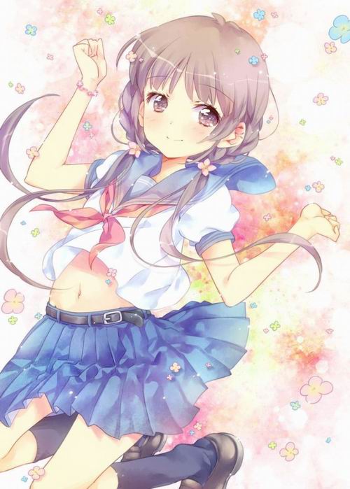 青春洋溢 手机壁纸 飘扬的裙摆