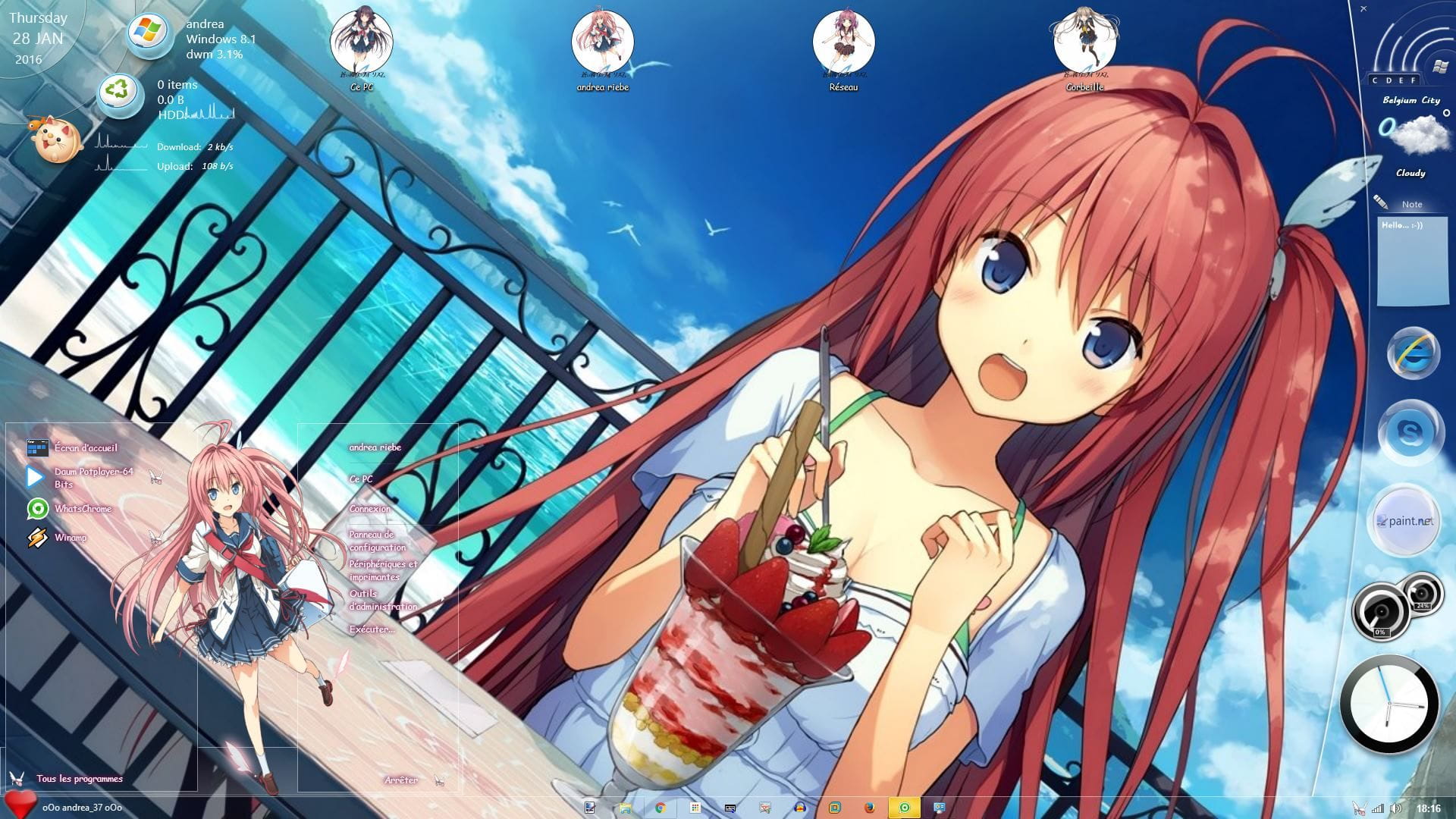 苍之彼方的四重奏/Ao no Kanata no Four Rhythm win8主题