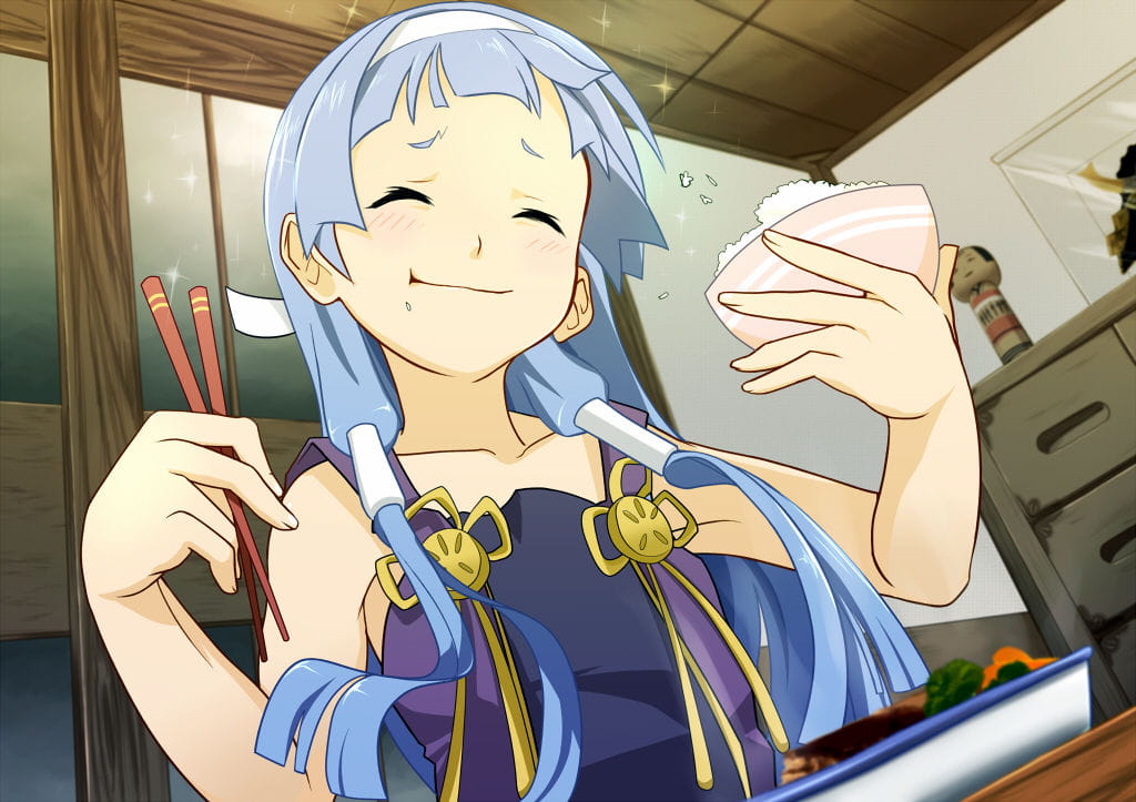 动漫里的吃货妹 桌面壁纸