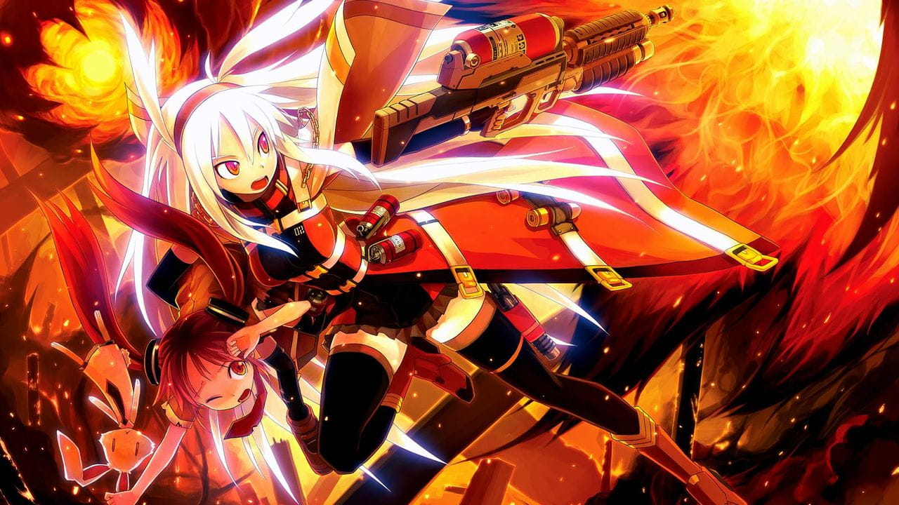 战斗性武器娘 桌面壁纸 帅气十足