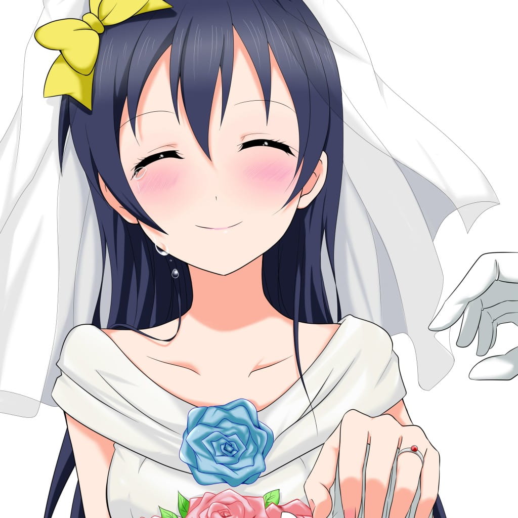 情人幸福的花嫁 桌面壁纸满满的爱