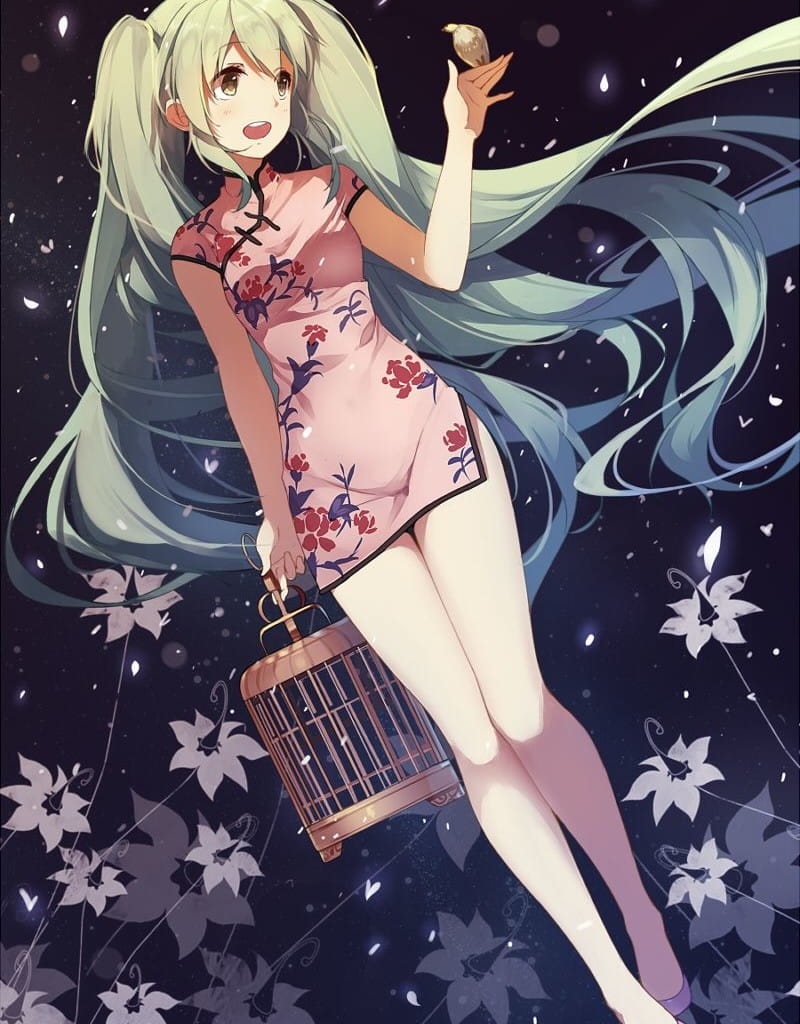 性感的中国风旗袍 手机壁纸