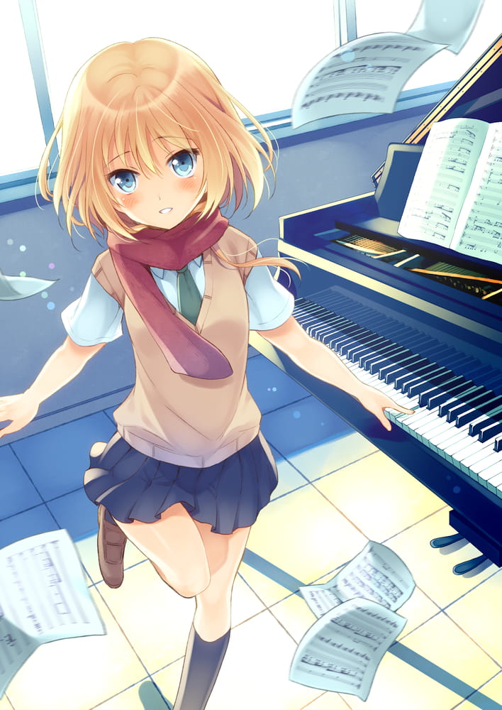 学生制服美少女 手机壁纸