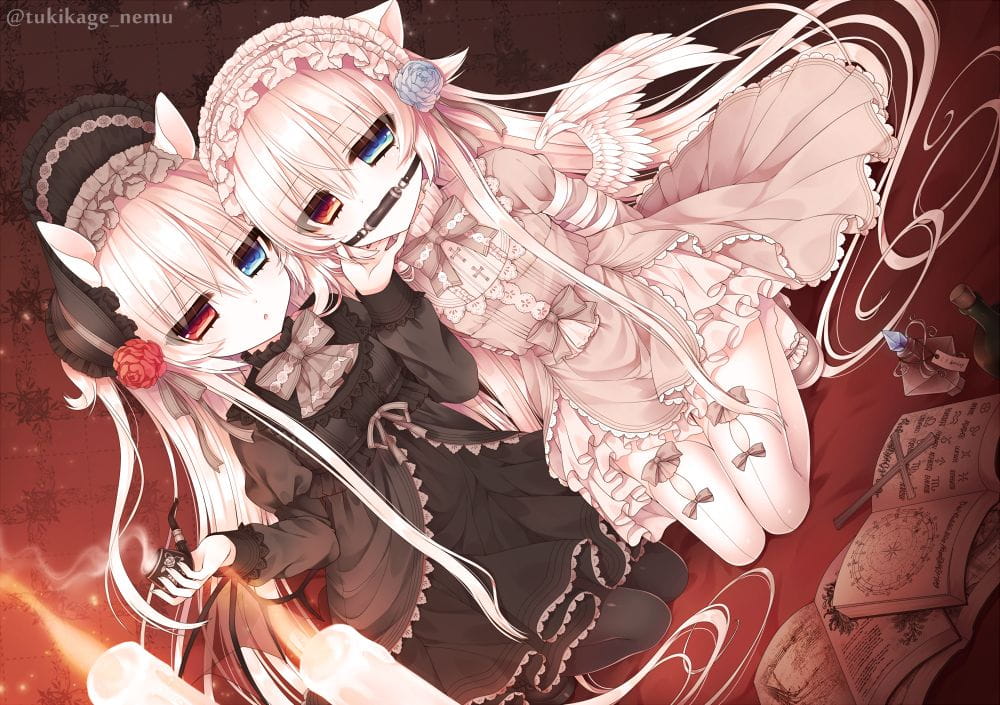 异瞳少女的凝望 桌面壁纸