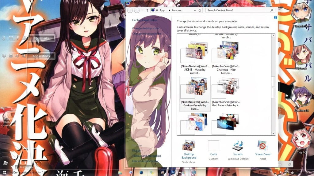 Gakkou Gurashi!学园孤岛 win8主题