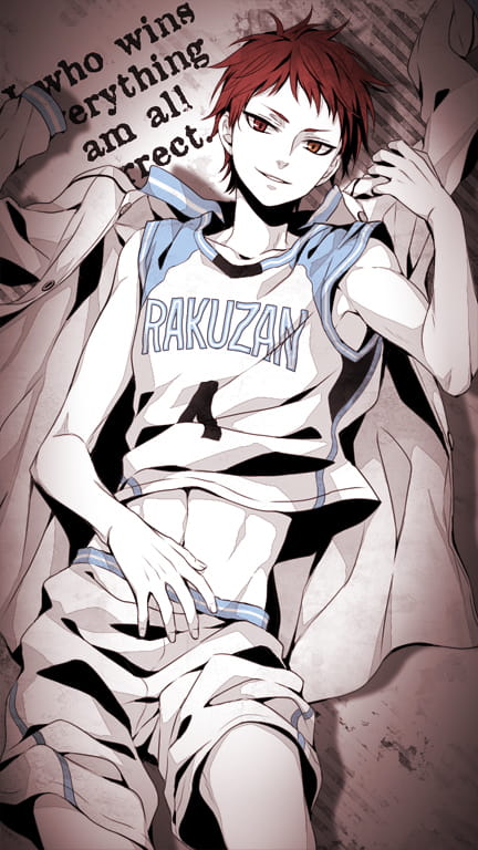 【手机壁纸】帅美男，黑子的篮球  赤司征十郎