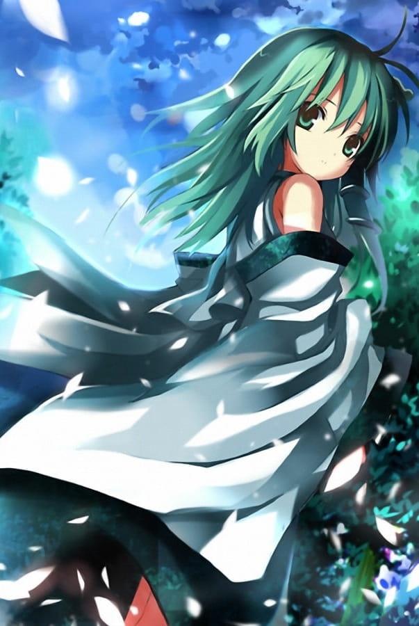 【壁纸】东方project 东风谷早苗手机壁纸分享