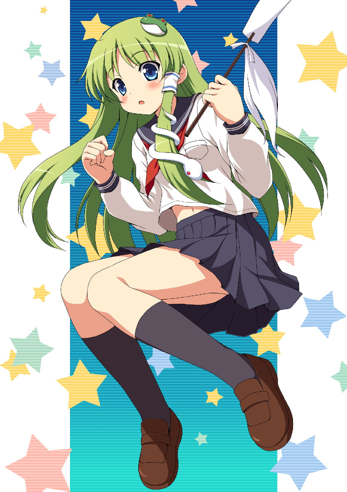 【壁纸】东方project 东风谷早苗手机壁纸分享