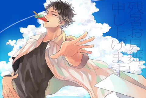 【手机壁纸】夏天一定要吃 西瓜冰棍和美少女更