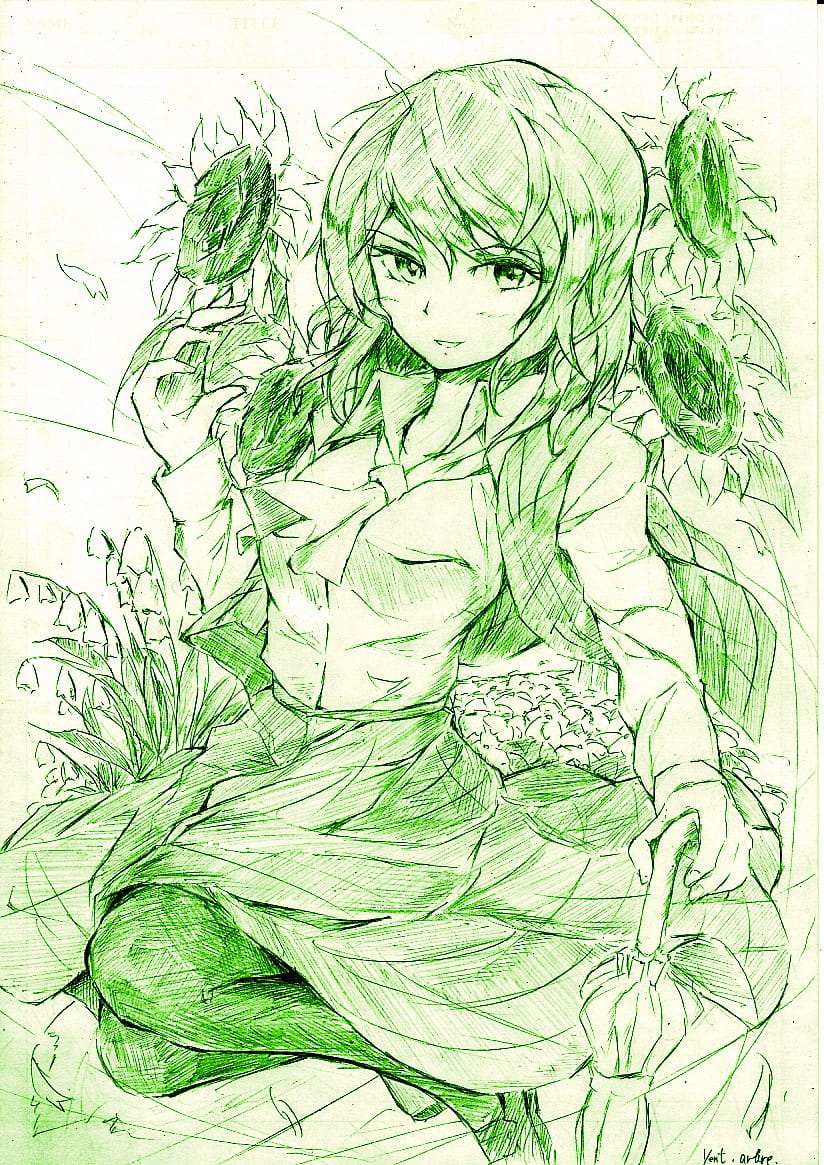 【萌娘资源】东方project萌娘资源分享 风见幽香壁