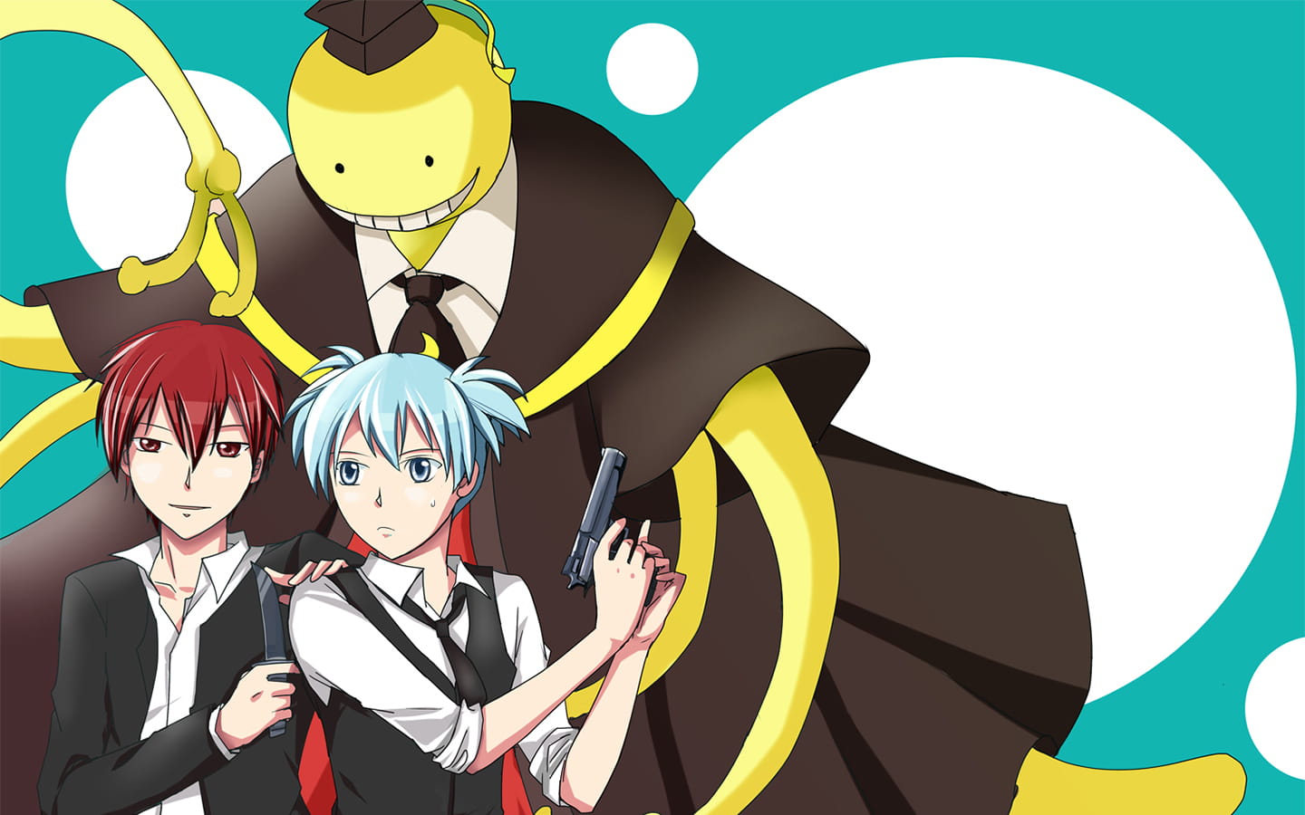 【电脑壁纸】暗杀教室，杀三三电脑壁纸