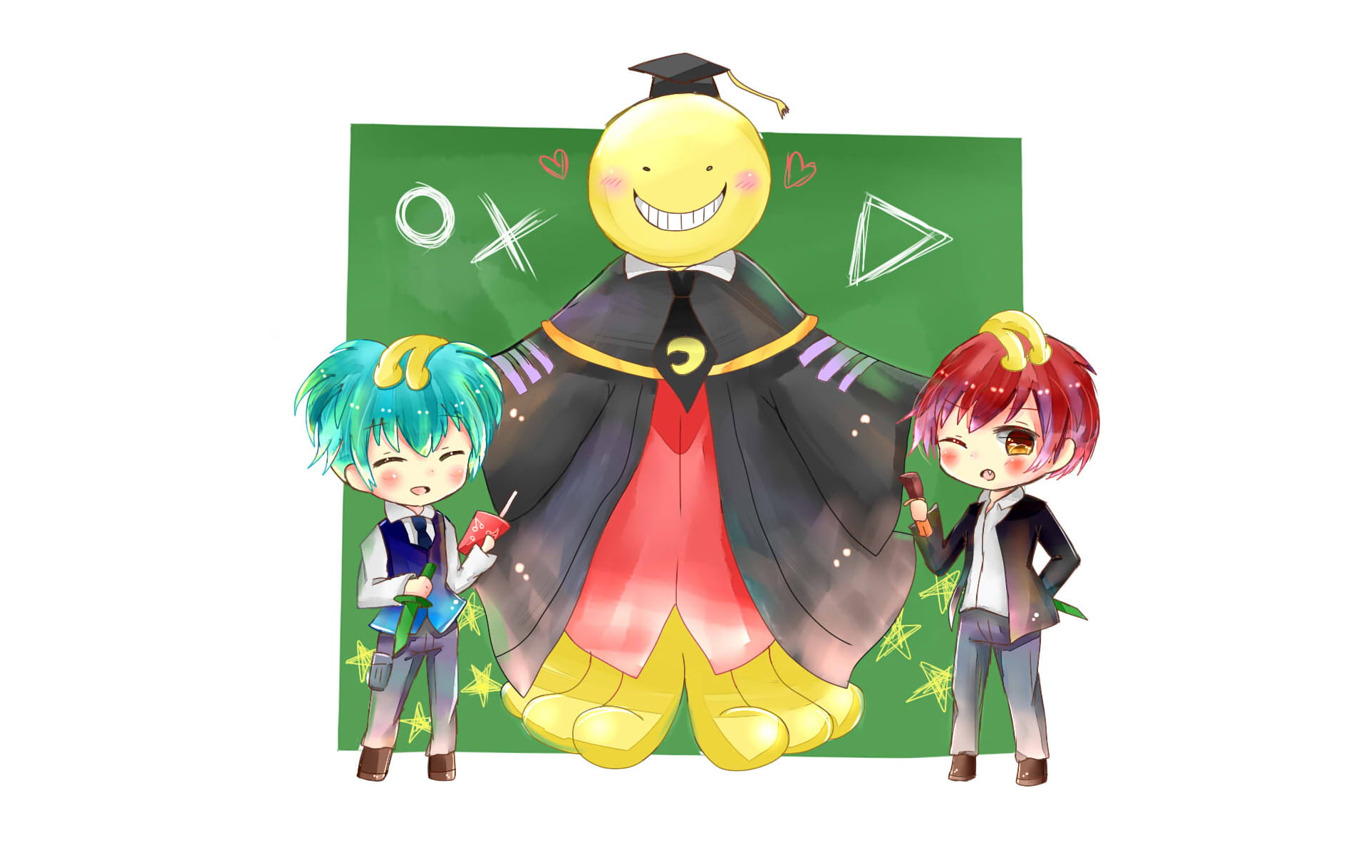 【电脑壁纸】暗杀教室，杀三三电脑壁纸