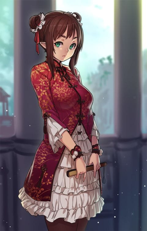 【手机壁纸】旗袍×洛丽塔！中华风洛丽塔美图鉴