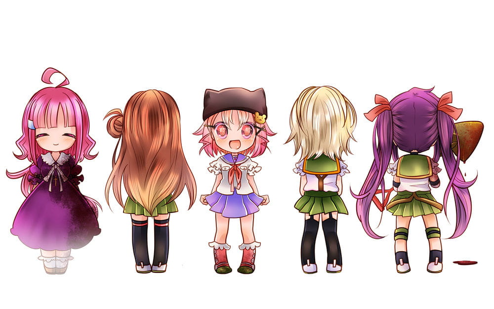 【电脑壁纸】学园孤岛电脑高清壁纸清凉来袭