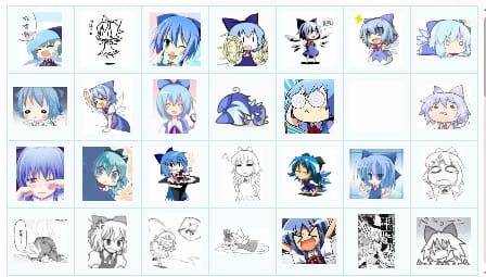 【QQ表情】天才琪露诺的⑨表情~