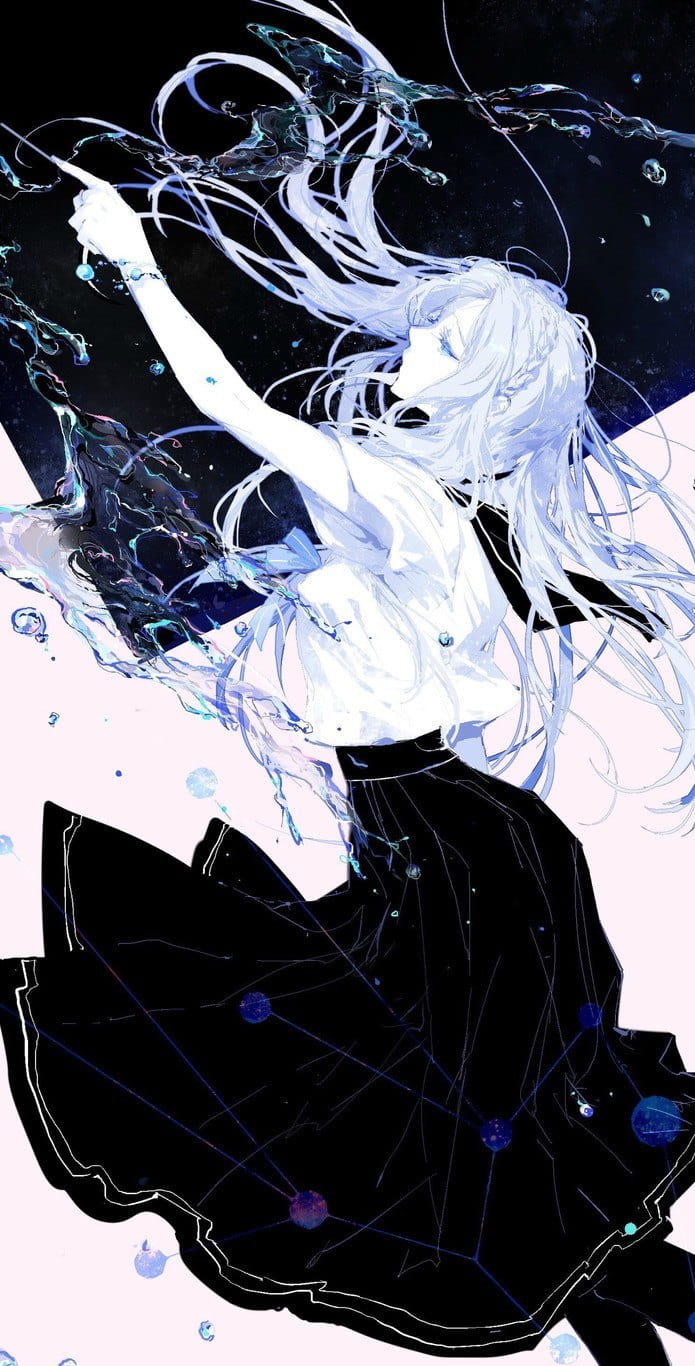 纯手绘！十二星座萌妹子壁纸