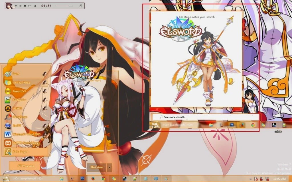 【win7主题】艾尔之光