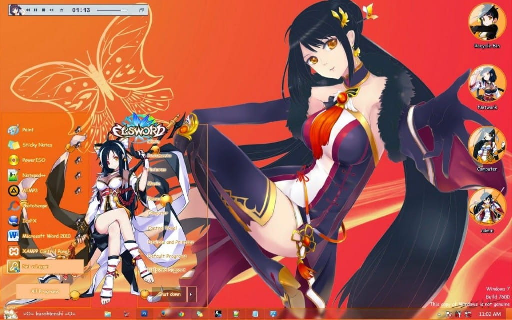 【win7主题】艾尔之光