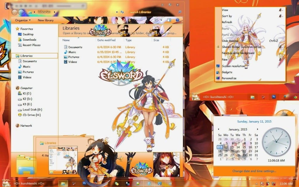 【win7主题】艾尔之光