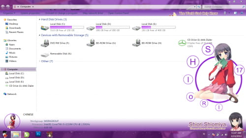 【win7主题】只有神知道的世界