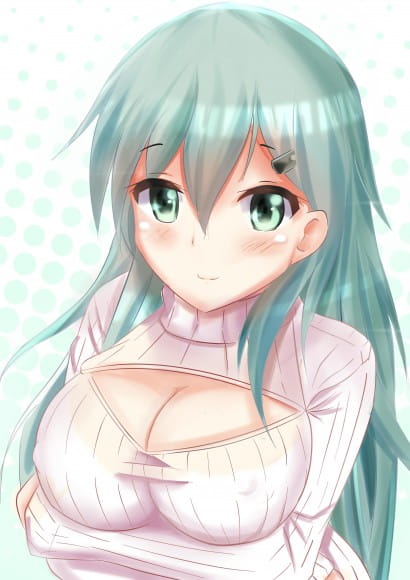 开胸毛衣的诱惑 手机壁纸 前凸的妹纸