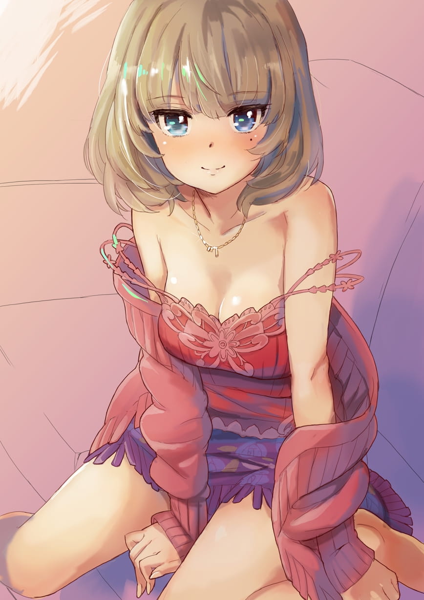 裸露的肩膀 手机壁纸 香肩少女