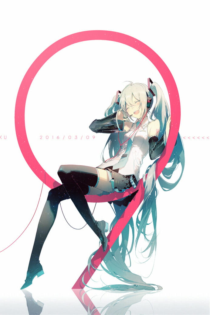 初音未来与神秘少年 安卓手机主题