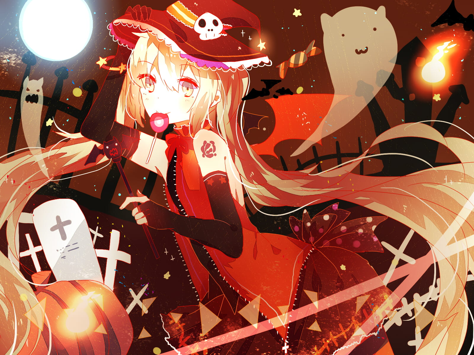 战斗型少女 桌面壁纸 霸气风范