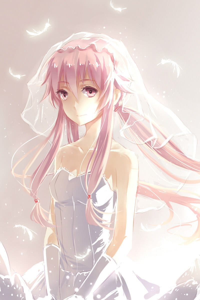 未来日记我妻由乃 手机壁纸