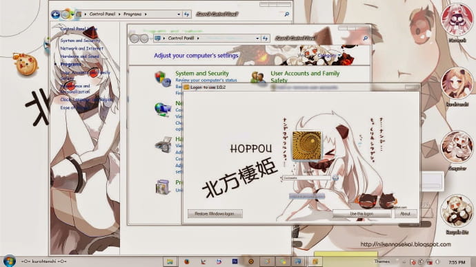 舰队Collection 北方栖姬 小北方 win7电脑主题