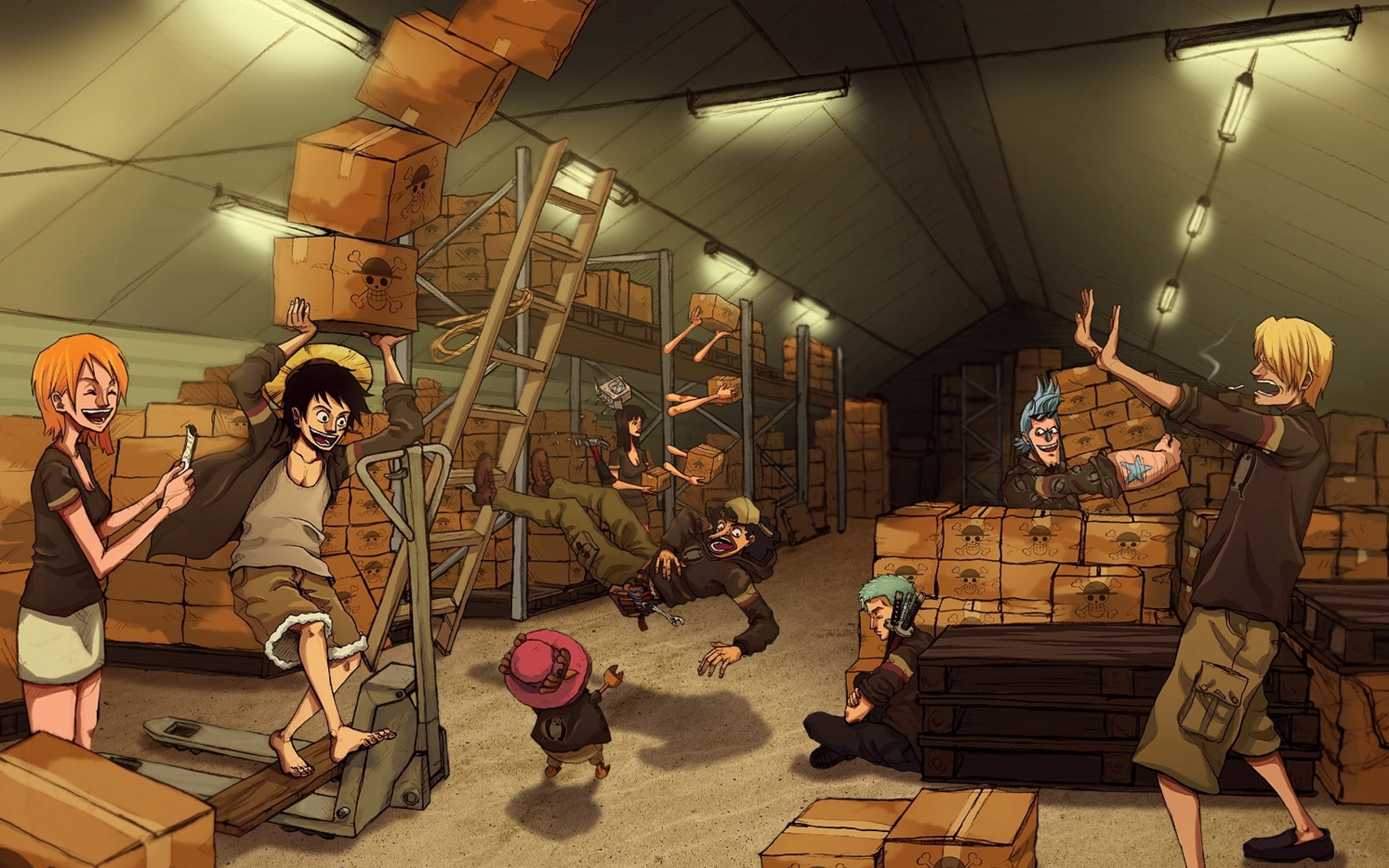 海贼王 路飞   萌娘电脑壁纸4-21期下载