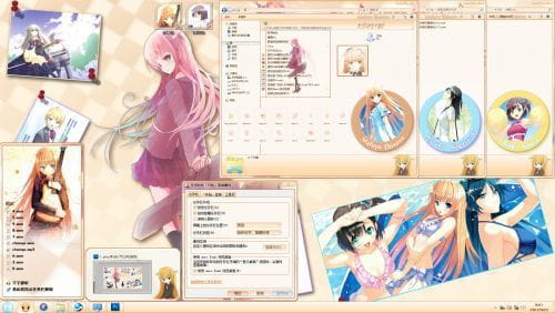 离别的钢琴奏鸣曲 win7电脑主题