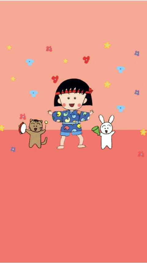 樱桃小丸子 小丸子 萌娘手机壁纸5-8期下载