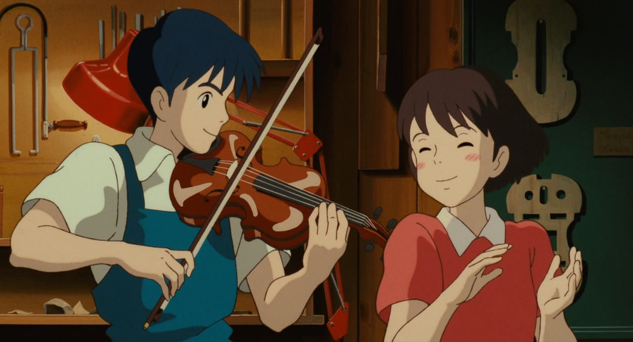 侧耳倾听 桌面壁纸 宫崎骏