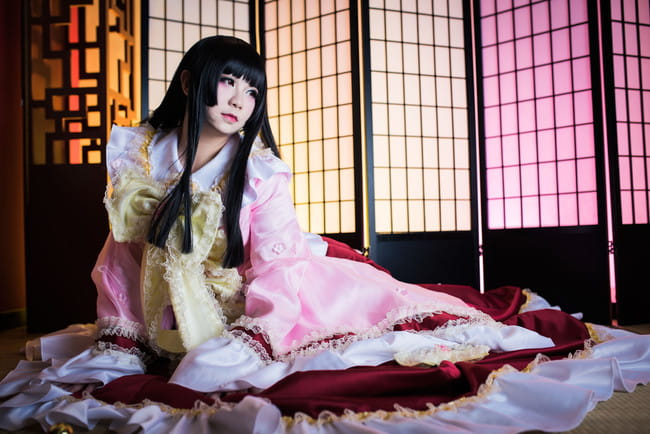 东方Project 蓬莱山辉夜COS