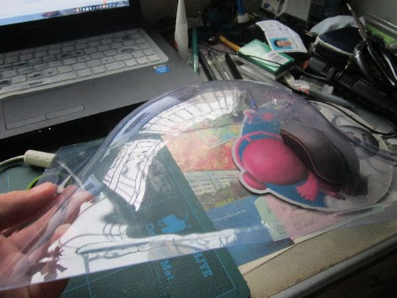 【COS道具教程】热塑透明件 假面骑士面具教程